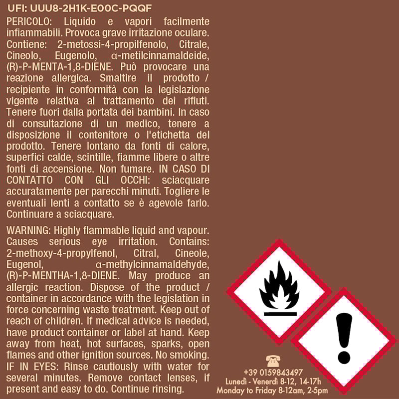 Fantasia di Spezie - Home Collection - Diffusore di fragranza con stick con note di Cannella e Ginger