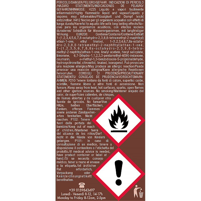 Vaniglia nera - Diffusore di fragranza con bastoncini
