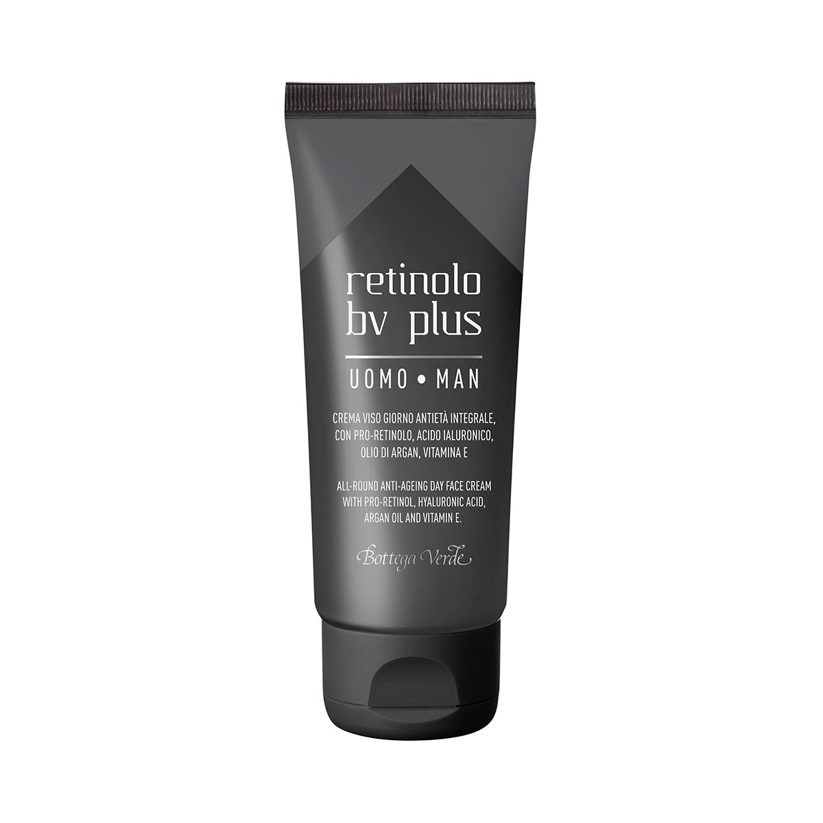 Retinolo Bv Plus - Hombre - Crema facial día integral anti-edad, con Pro-Retinol, ácido hialurónico, aceite de argán y vitamina E (50 ml)