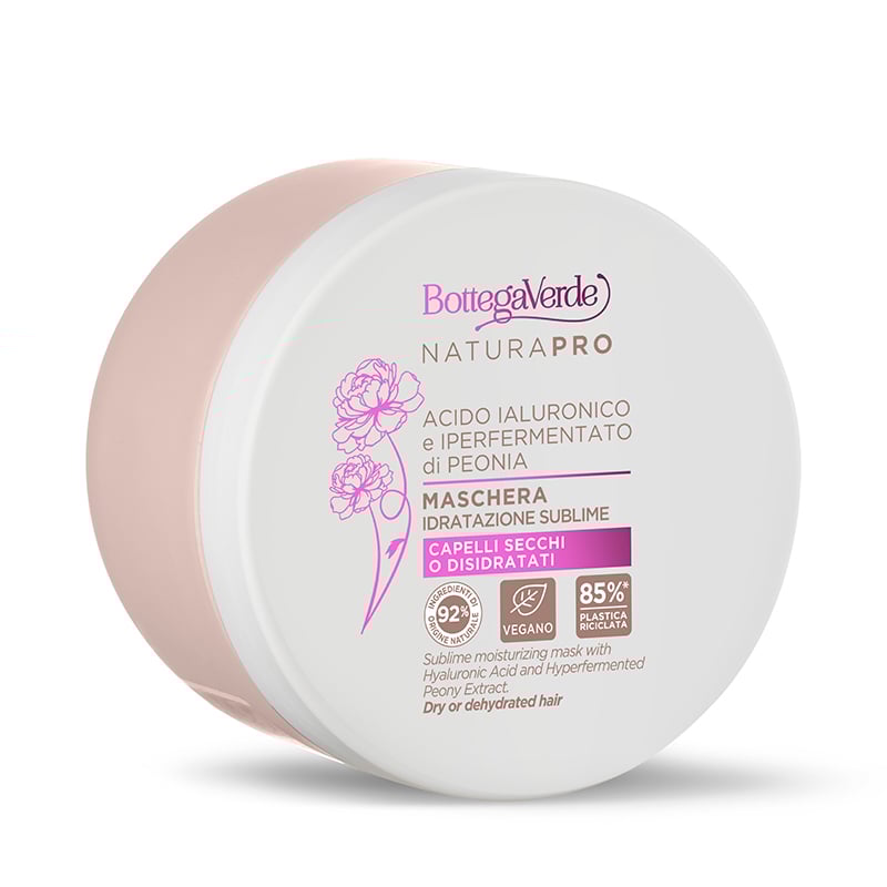 Hyaluronic Acid and Hyperfermented Peony Extract - Mask'' sublime moisturizing (250 ml) - dry and dehydrated hair