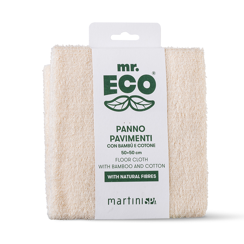 MR. ECO Panno pavimenti con Bambù e Cotone
