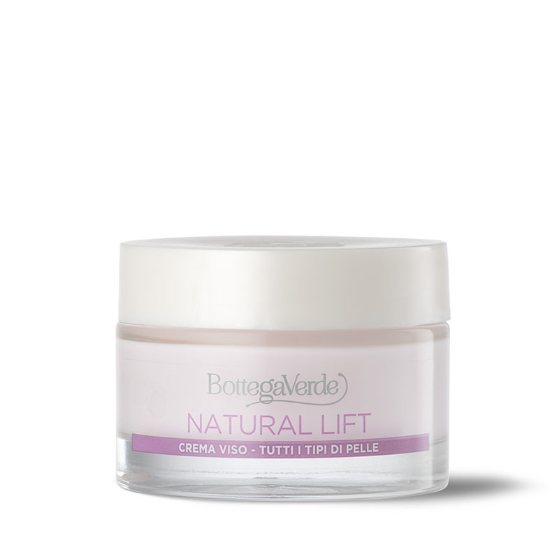 Natural Lift Crema viso giorno prime rughe, effetto levigante, anti stress, con Argireline®, Pluridefenc