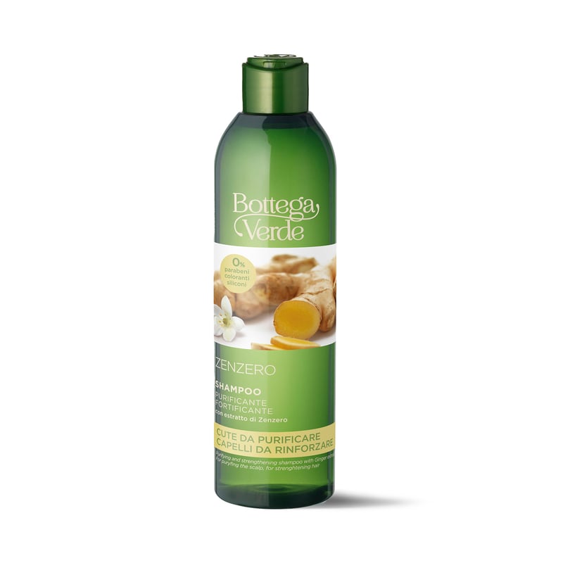 Zenzero - Strengthening and Purifying Shampoo - with Ginger extract (250 ml) - for purifying the scalp - for strengthening hair