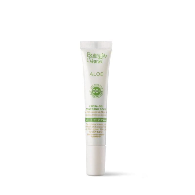 Image of Bottega Verde Aloe - Cremagel contorno occhi - sguardo fresco e disteso - con 50% succo di Aloe* bio - tutti i tipi di pelle