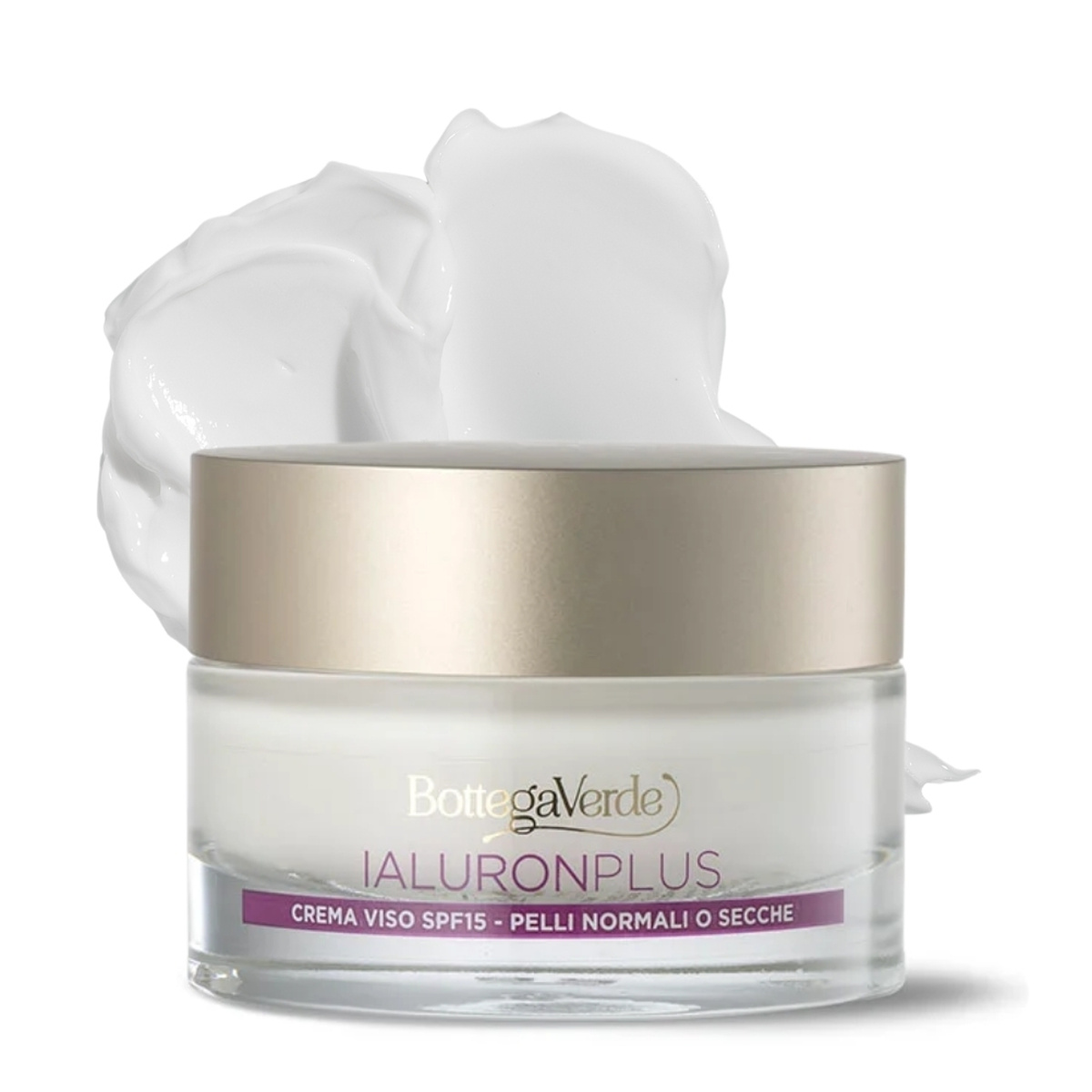 Ialuron Plus - Crema facial reafirmante efecto relleno* con &aacute;cido hialur&oacute;nico y extractos de flores blancas SPF15 (50 ml) - pieles normales o secas