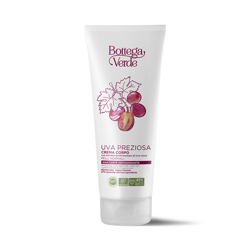 Body cream - moisturizing antioxidant - with hyperfermented Red Grape extract (200 ml) - normal skin