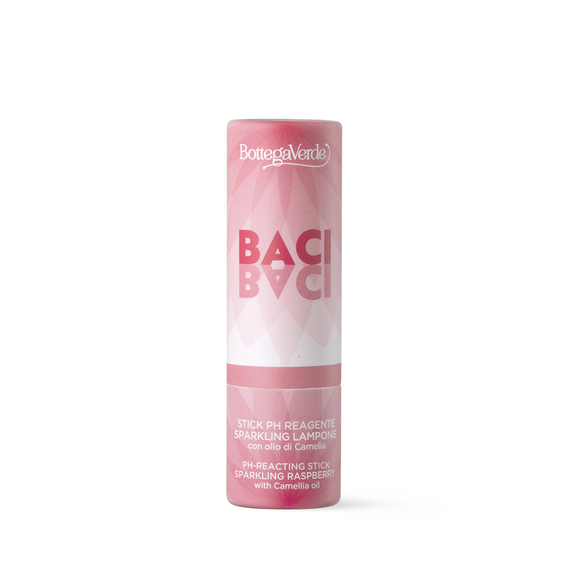 Baci Baci - PH Reacting stick sparkling raspberry with Camellia oil