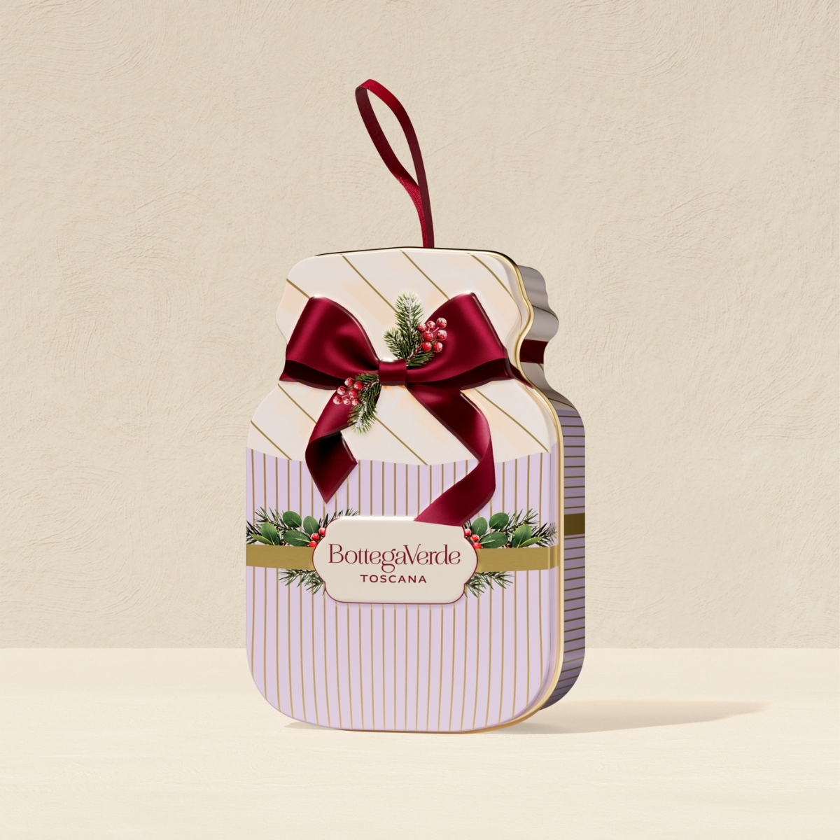 Christmas gift tin