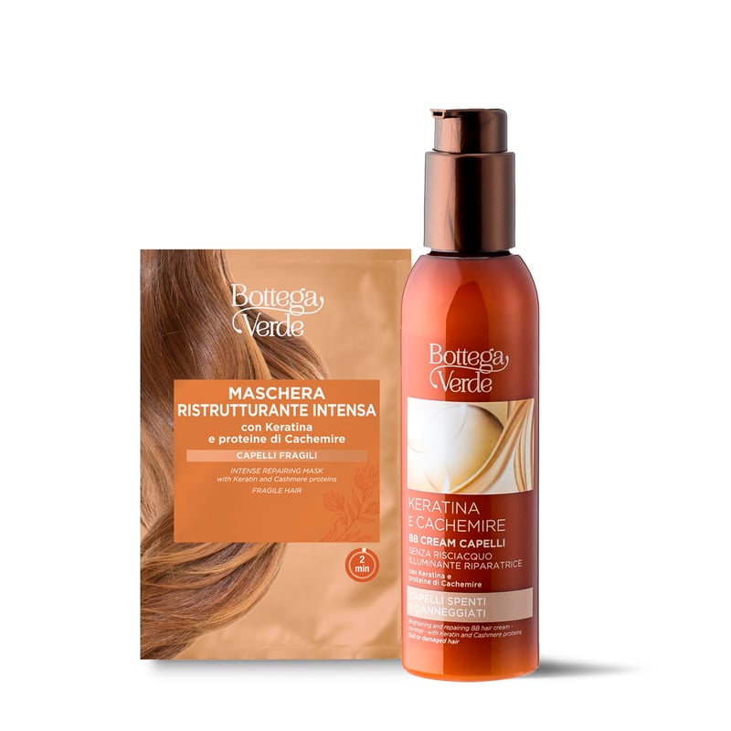 Offerta Keratina e Cachemire - BB cream capelli + maschera