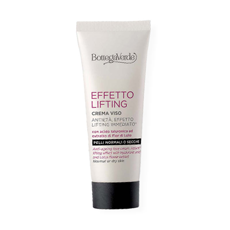 Effetto lifting - Crema viso antietà, effetto lifting immediato* - con acido Ialuronico ed estratto di Fior di Loto - pelli normali o secche
