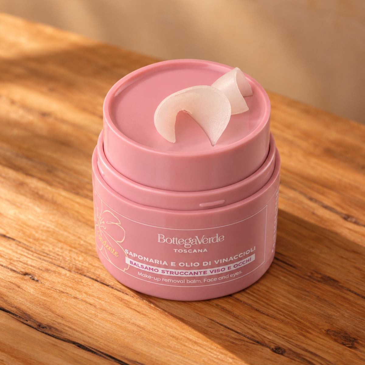 SAPONARIA AND GRAPE-SEED OIL - Make-up removal balm - face and eyes - melting (45 ml)