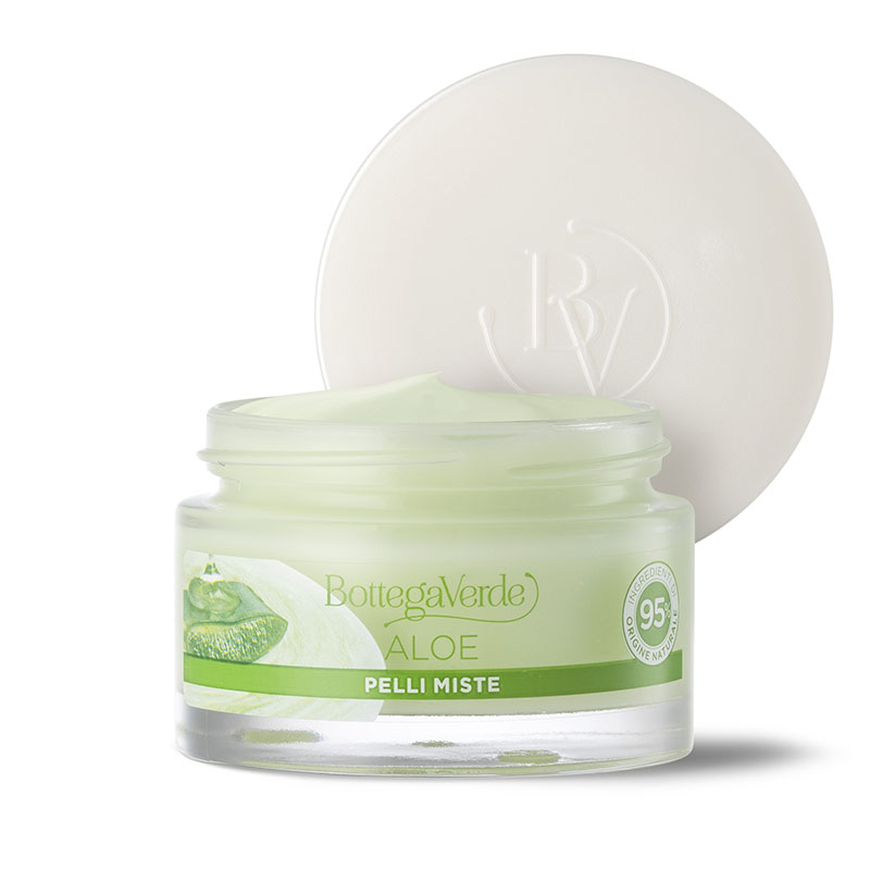 Aloe - 24H face cream gel - moisturising, soothing and mattifying - with 30% organic Aloe* juice (50 ml) - combination skin