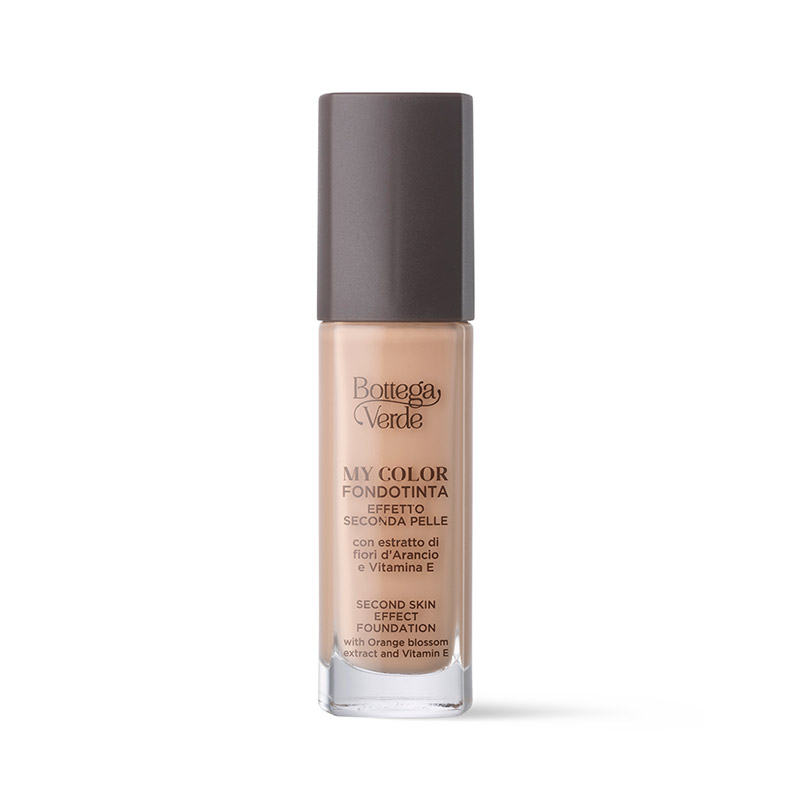 Base de maquillaje My Color - efecto segunda piel - con extracto de Azahar y Vitamina E (30 ml)