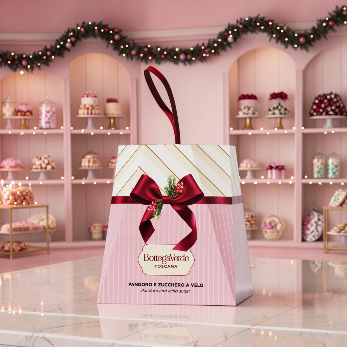 Pandoro and Icing Sugar gift case
