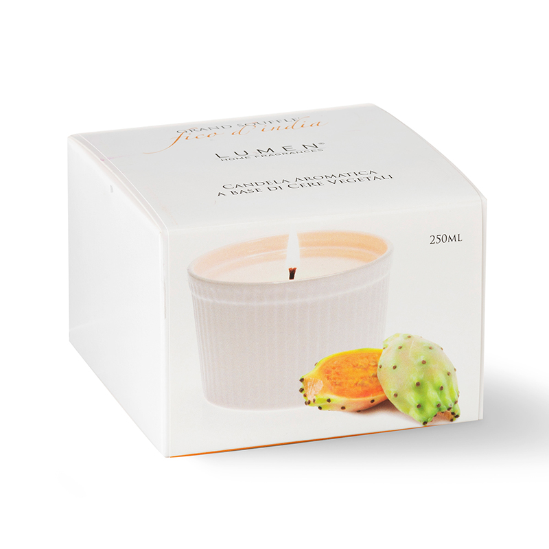 LUMEN - Grand soufflè candela vegetale - Fico d'India