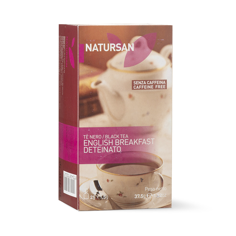 NATURSAN Tè nero English Breakfast deteinato