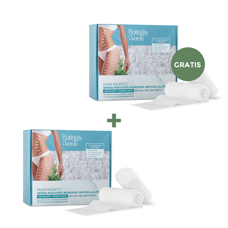 **1+1 FREE** Mar Morto - Disposable slimming and anticellulite* bandages - with 30% Dead Sea salts - smoothing and firming