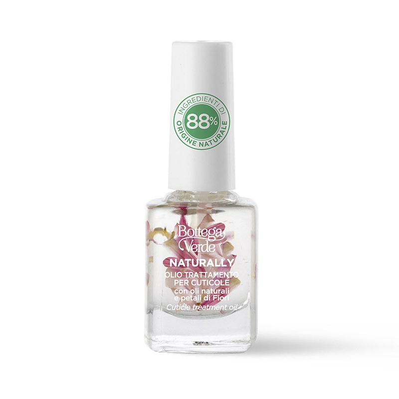 Image of Bottega Verde NATURALLY - Olio trattamento per cuticole con oli naturali e petali di Fiori (10 ml)