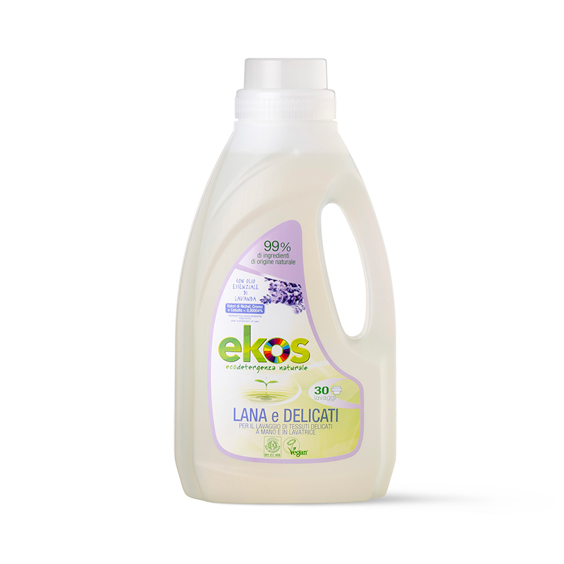 EKOS Detergente bucato lana e delicati con olio essenziale di Lavanda