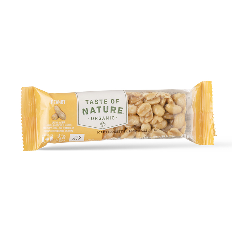 TASTE OF NATURE Barretta alle Arachidi bio