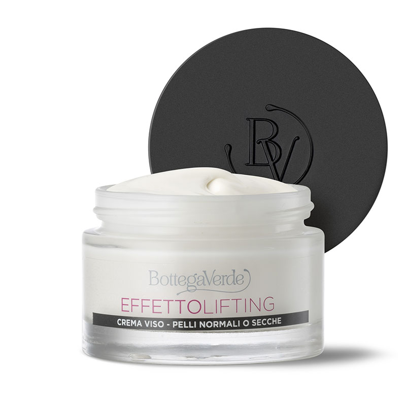 Effetto Lifting - Anti-ageing face cream, instant* lifting effect, with Hyaluronic acid and Lotus flower extract (50 ml) - normal or dry skin
