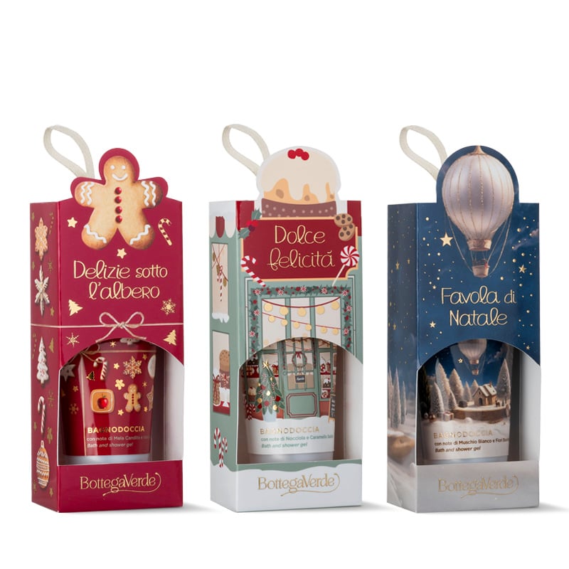 3 Mini Christmas Bath and Shower Gels (50 ml) Offer