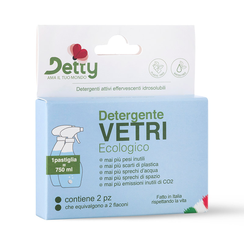 DETTY Detergente Vetri Ecologico