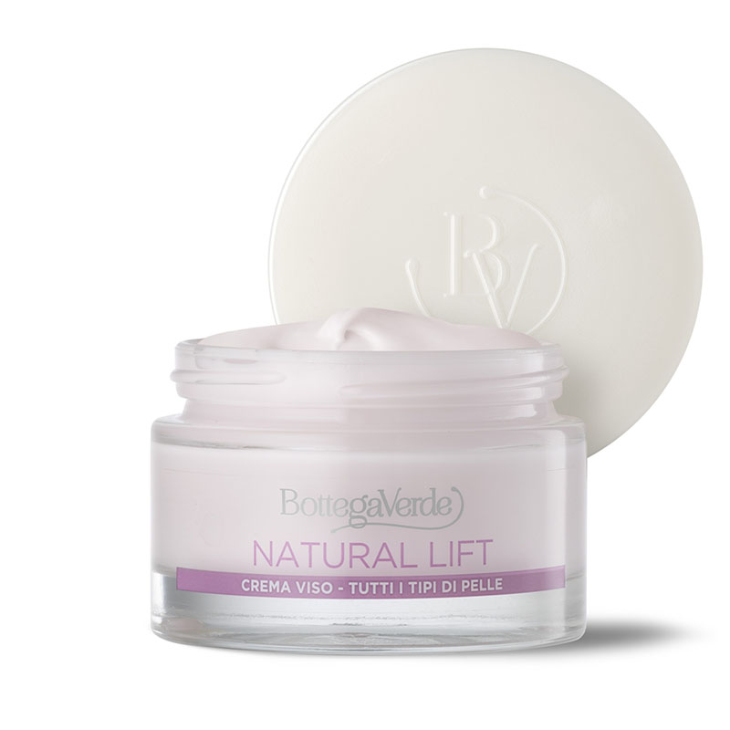Natural Lift - First wrinkles day face cream, smoothing and stress-relieving effect, with Argireline®, Pluridefence® and Blueberry extract (50 ml) - all skin types - age 30+ Face - Anti-wrinkle