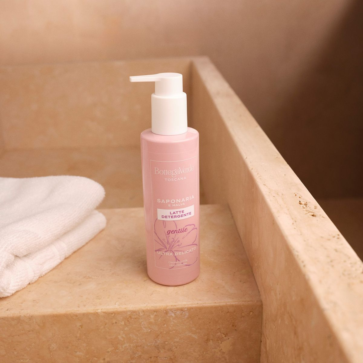 SAPONARIA and MALLOW - Cleansing milk - ultra delicate - gentle (200 ml)