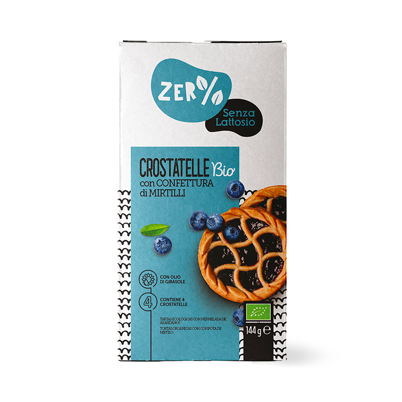 FIOR DI LOTO Zero% LATTOSIO Crostatelle ai mirtilli
