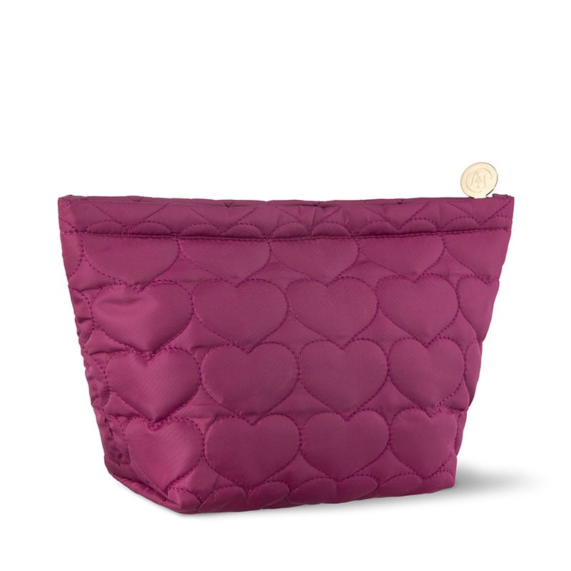 Clutch-bag Cuori - cherry