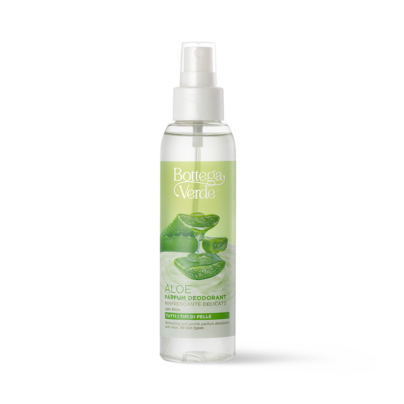 Aloe parfum deodorant rinfrescante delicato con Aloe tutti i tipi di pelle