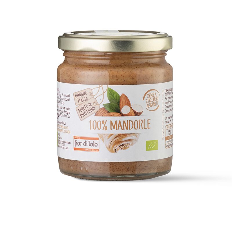 FIOR DI LOTO Crema di Mandorle tostate bio