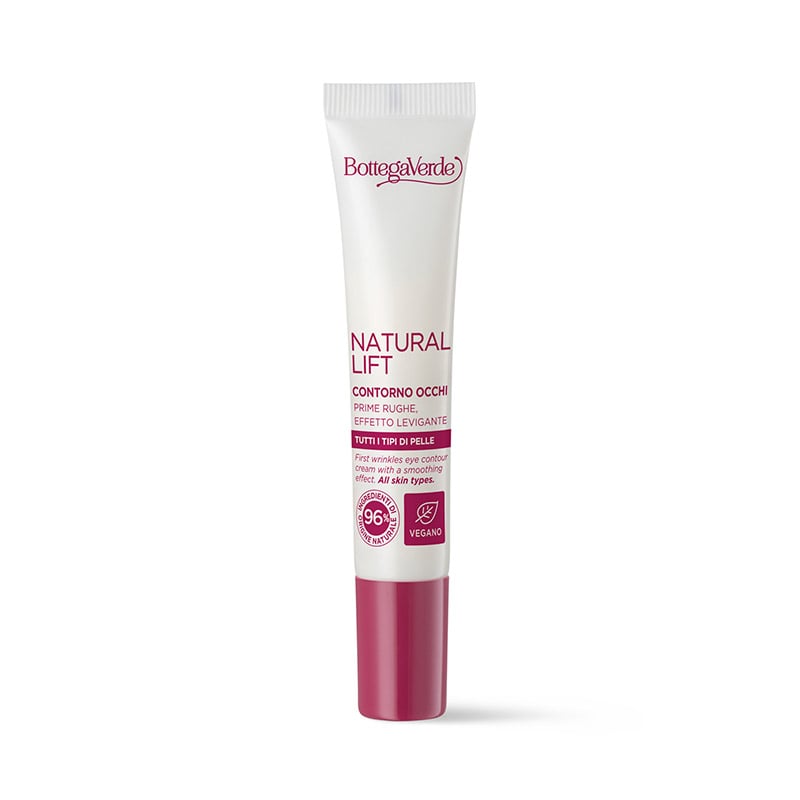 Eye contour cream - smoothing effect, with Filmexel, Pluridefence and Cherry blossom extract (15 ml) - all skin types