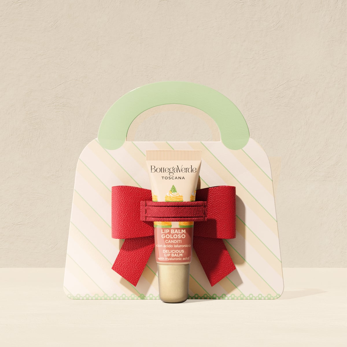 Christmas Spice and Candied Fruit lip balm + charm