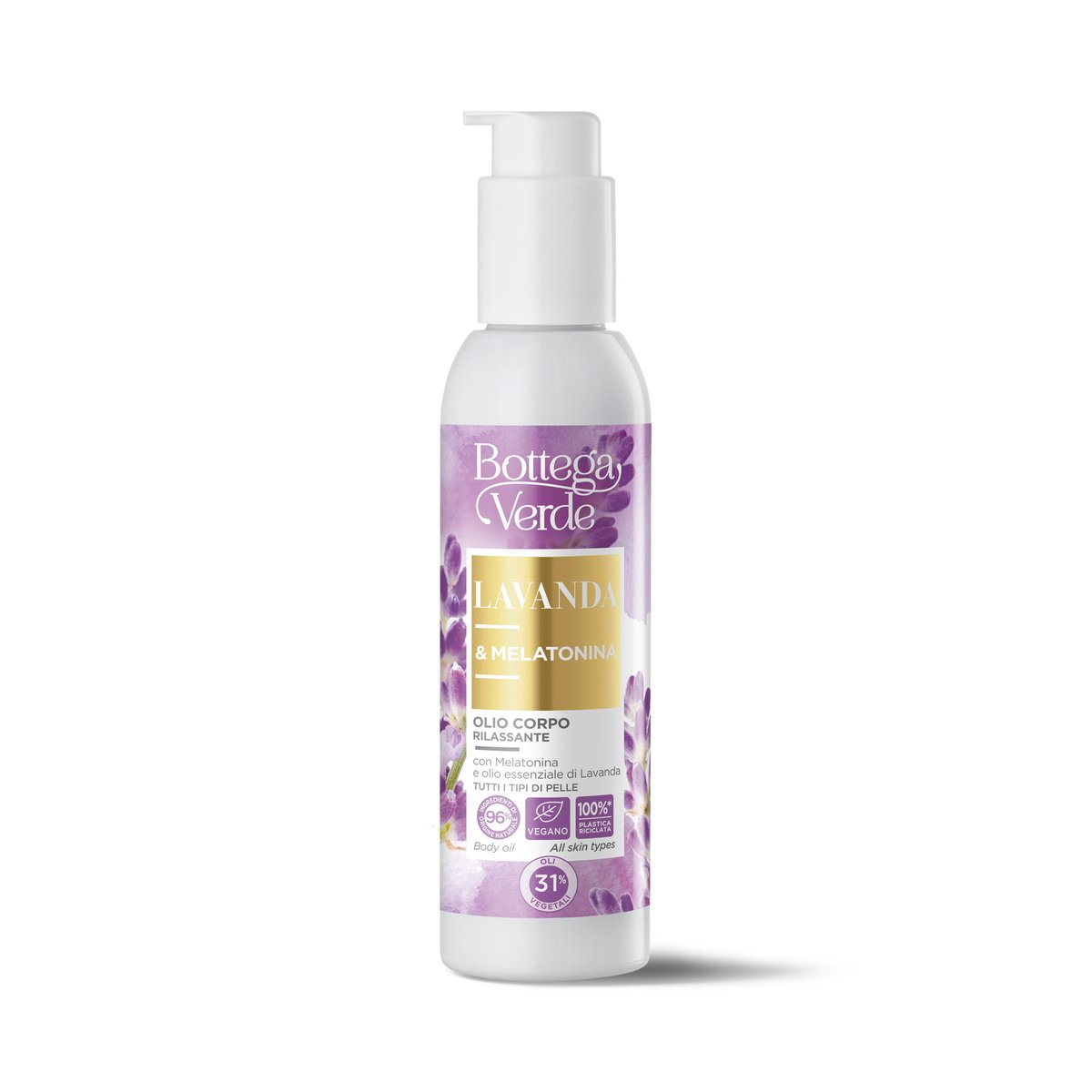 Body oil - with Melatonin and Lavender essential oil (150 ml) - for all skin types