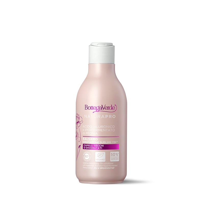 Hyaluronic Acid and Hyperfermented Peony Extract - Conditioner - sublime moisturizing 72h (150 ml) - dry or dehydrated hair