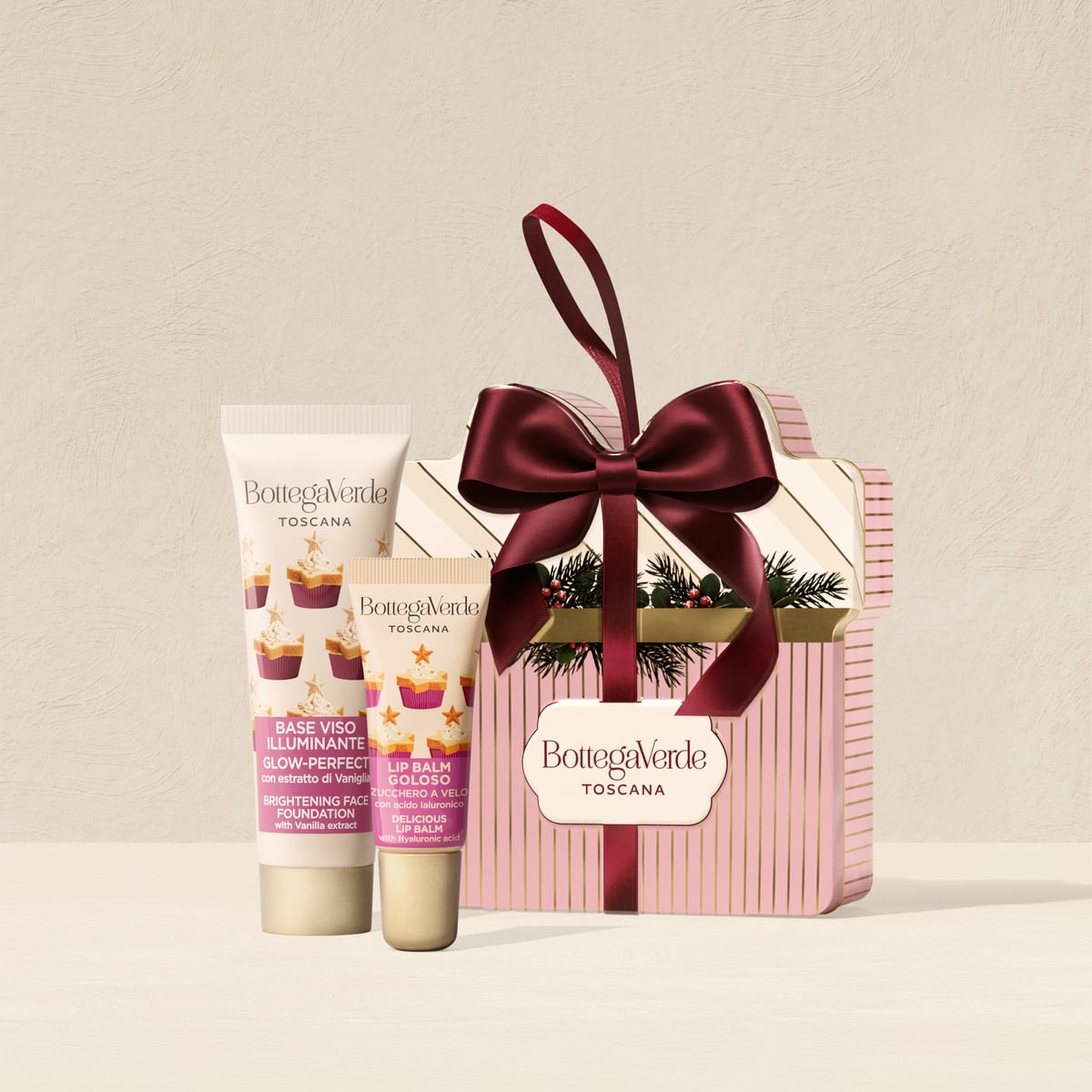 Face and lip make-up set