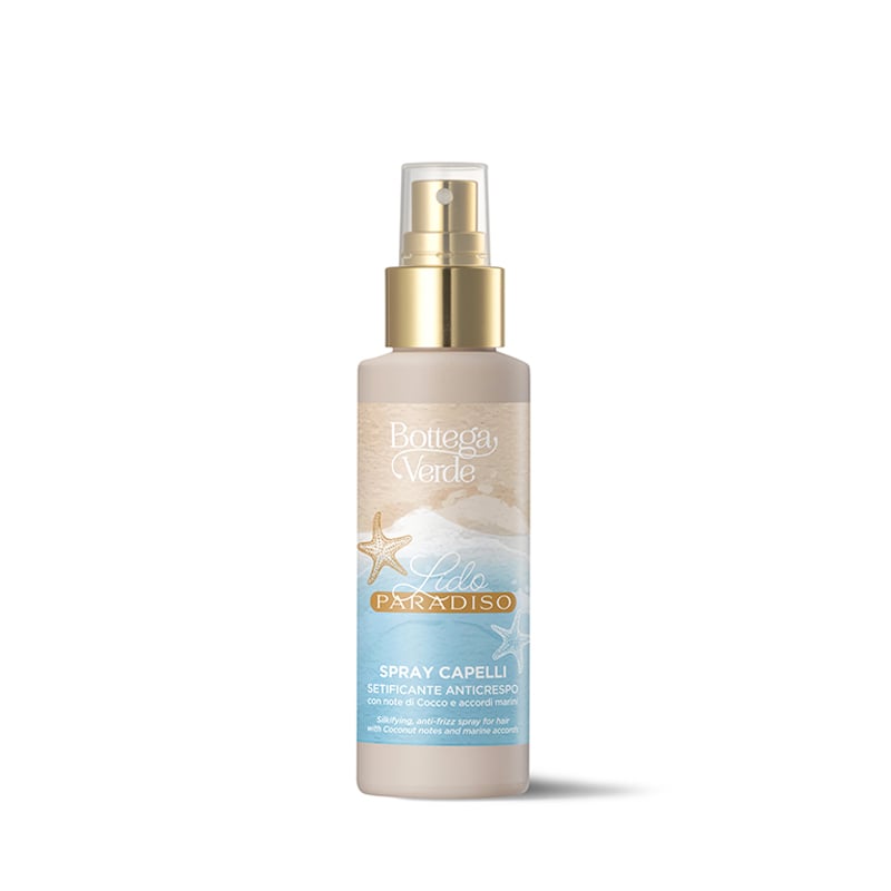 Lido Paradiso - Silkifying, anti-frizz spray for hair, with Coconut notes and marine accords (100 ml)