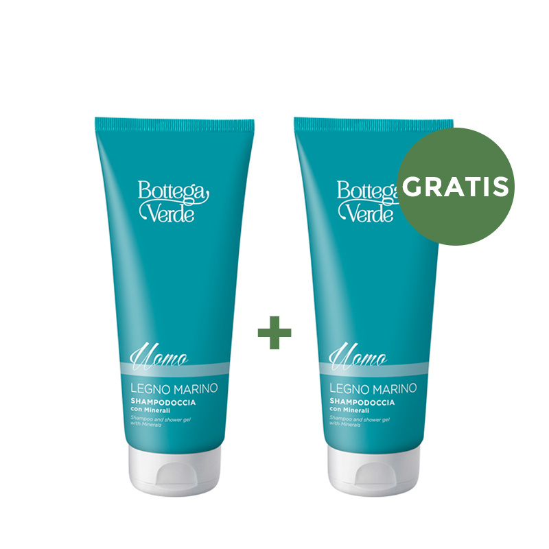 **1+1 GRATIS** - Legno marino - Shampodoccia con Minerali