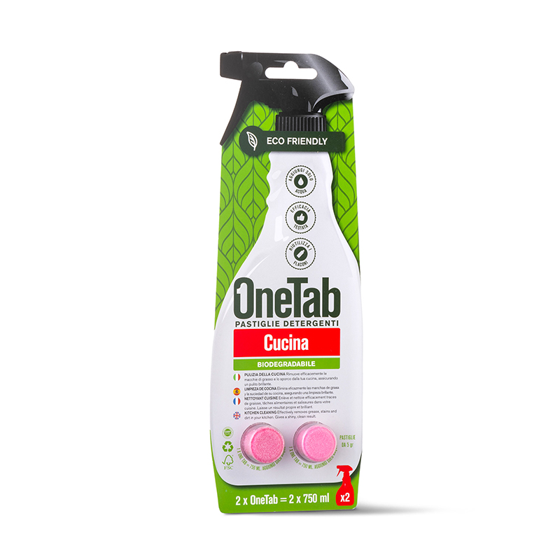 ONE TAB pastiglie detergenti cucina biodegradabili