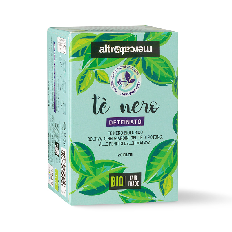 ALTROMERCATO-Tè nero deteinato India - bio -