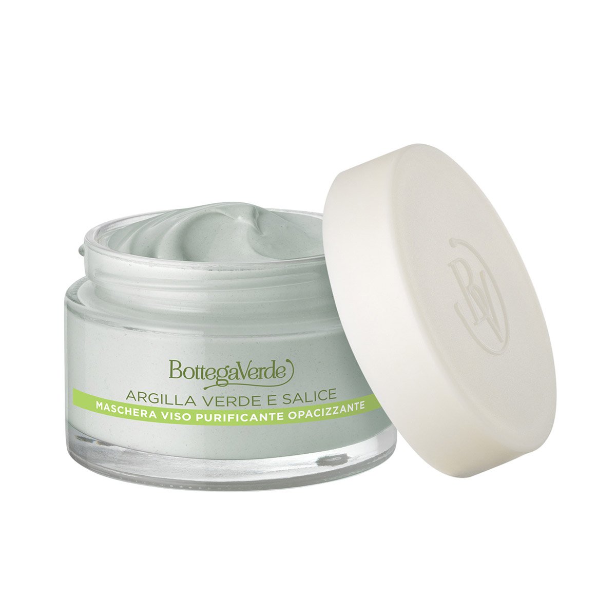 Image of Bottega Verde Argille di bellezza - Maschera viso purificante opacizzante (50 ml) - Argilla verde di Sicilia ed estratto di Salice - pelli impure o grasse013