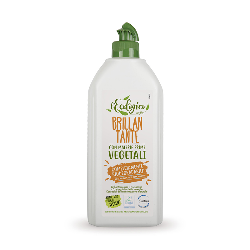 L'ECOLOGICO - Brillantante per stoviglie - con materie prime vegetali biodegradabili