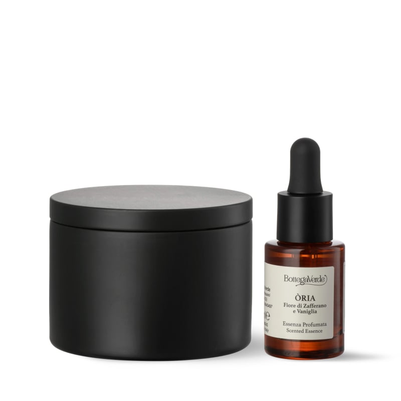 Òria - FIORE DI ZAFFERANO E VANIGLIA - Diffusore aromatico con cristalli di quarzo