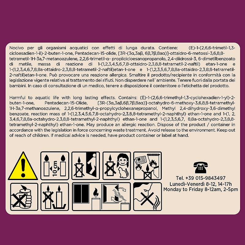 Assoluta - Rosa e Oud - Candela profumata