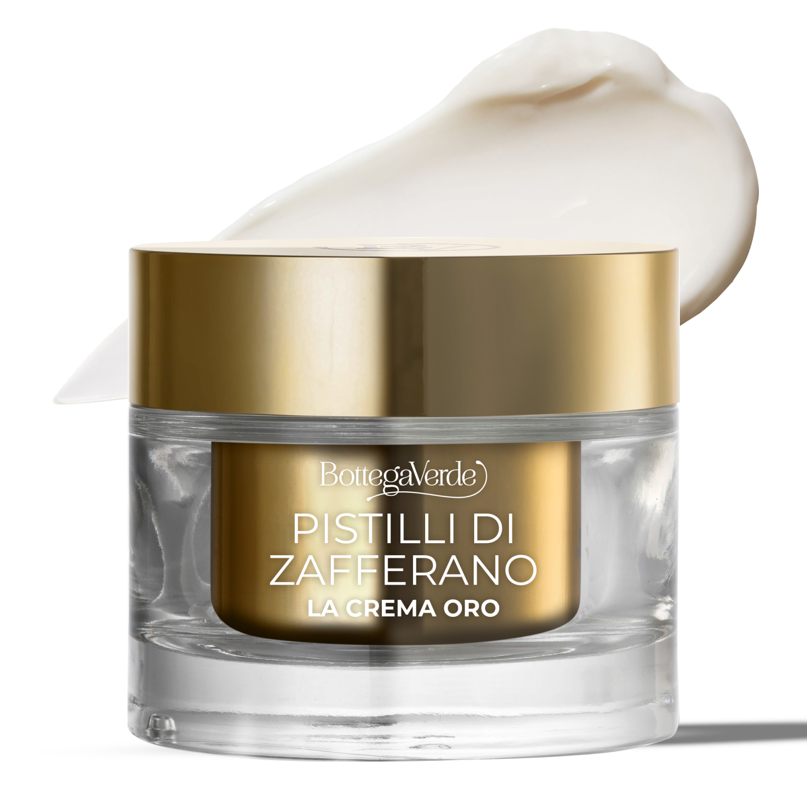 The golden cream - Day and night face treatment -  10-way global anti-wrinkle anti-aging action - with SAFFRON-IDE PRO AGE with Ceramides and hyperfermented Saffron extract (50 ml)