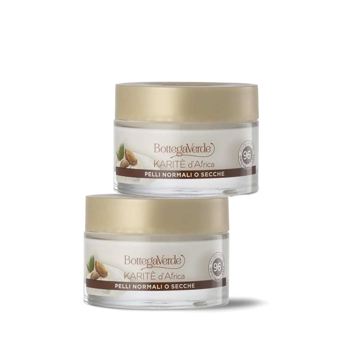 Oferta 2 unidades Karitè d'Africa - Crema facial - nutritiva y protectora - con aceite y manteca de Karité (50 ml) - pieles normales o secas