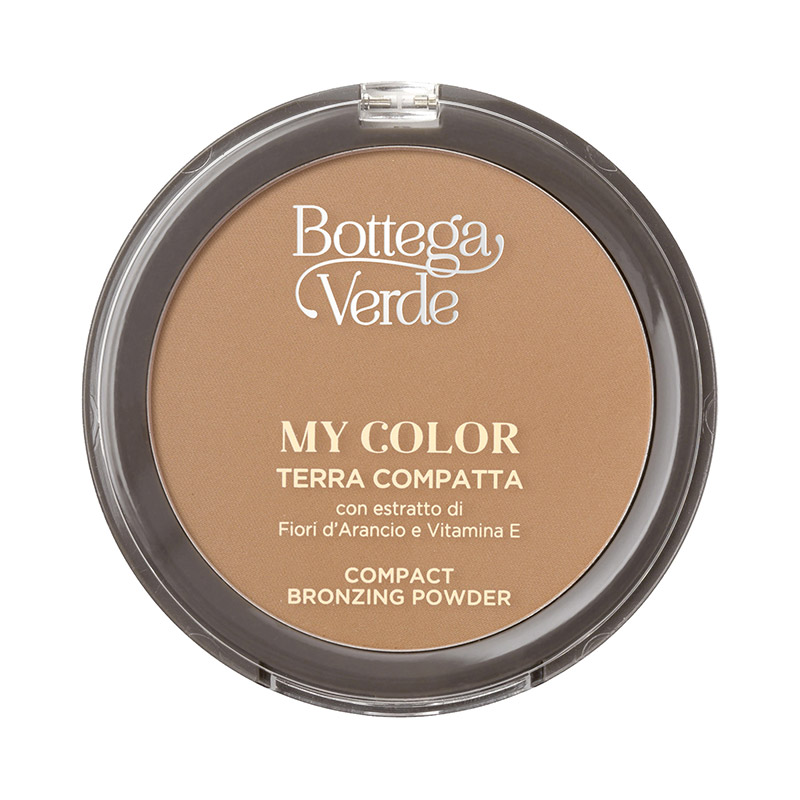 My color - Polvos bronceadores compactos - con extracto de Flores de Azahar y Vitamina E - efecto bronceado natural (8 g)