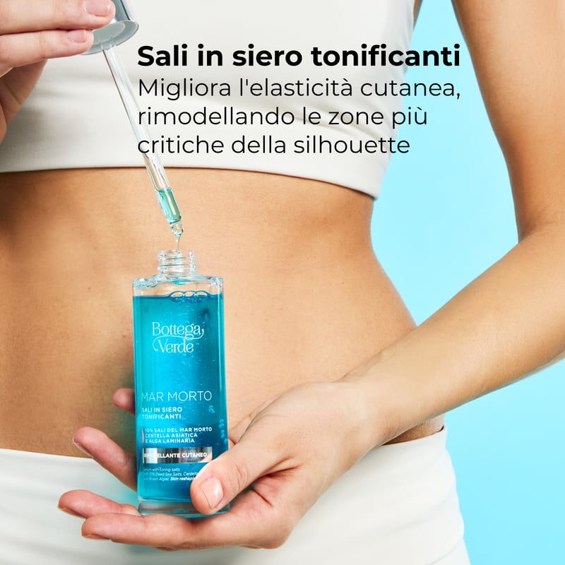MAR MORTO - Serum with toning salts - 10% Dead Sea Salts, Centella Asiatica and Brown Algae (100 ml) - skin reshaping